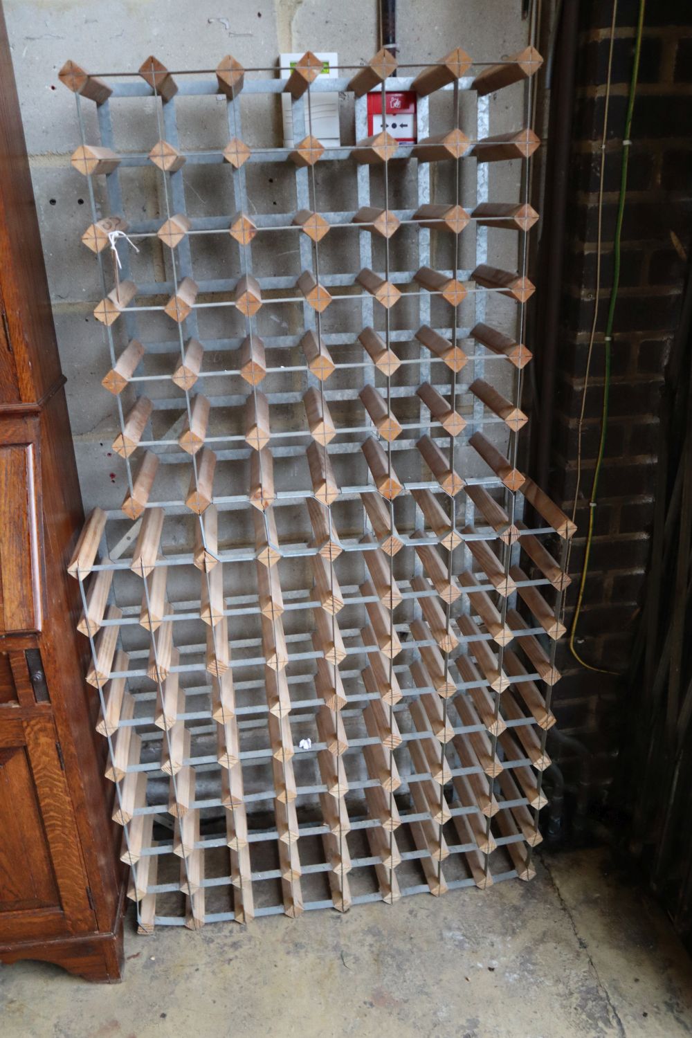 Three wine racks (total capacity 142 bottles)